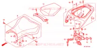 SELLE pour Honda CBR 1000 RR FIREBLADE de 2009