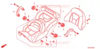 SELLE pour Honda GL 1800 GOLD WING ABS AIRBAG BLACK de 2014