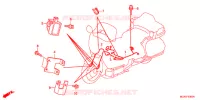 FAISCEAU D'AIRBAG pour Honda GL 1800 GOLD WING ABS AIRBAG PRETO de 2014