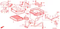 FILTRE A AIR pour Honda GL 1800 GOLD WING ABS NAVI AIRBAG de 2014