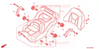 SELLE pour Honda GL 1800 GOLD WING ABS NAVI AIRBAG de 2014