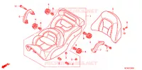 SELLE pour Honda GL 1800 GOLD WING ABS AIRBAG de 2014