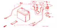 BATTERIE pour Honda CBR 1100 SUPER BLACKBIRD de 2007