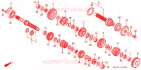 BOITE DE VITESSES pour Honda CBR 1100 SUPER BLACKBIRD de 2007