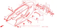 CARENAGES ARRIERE pour Honda CBR 1100 SUPER BLACKBIRD de 2007
