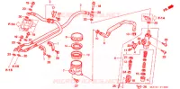 MAITRE CYLINDRE DE FREIN ARRIERE pour Honda CBR 1100 SUPER BLACKBIRD de 2007