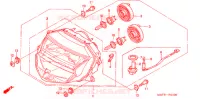 PHARE pour Honda CBR 1100 SUPER BLACKBIRD de 2007