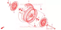 ROUE AVANT pour Honda CBR 1100 SUPER BLACKBIRD de 2007