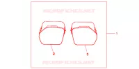 SAC INTERIEUR DE VALISE pour Honda CBR 1100 SUPER BLACKBIRD de 2007