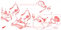 CLIGNOTANT pour Honda CBF 1000 F ABS de 2010