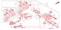 ETRIER DE FREIN ARRIERE pour Honda CBF 1000 F ABS de 2010