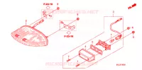 FEU ARRIERE pour Honda CBF 1000 F ABS de 2010