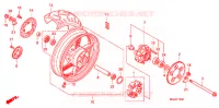 ROUE ARRIERE pour Honda CBF 1000 F ABS de 2010