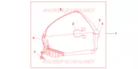TOP CASE 45L QUASAR SILVER pour Honda CBF 1000 F ABS de 2010