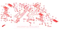 REPOSE PIED pour Honda CBF 1000 F ABS de 2010