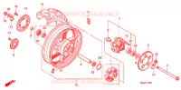 ROUE ARRIERE pour Honda CBF 1000 F ABS de 2010