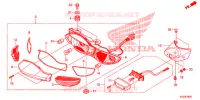 FEUX ARRIERE pour Honda WAVE 110 de 2011