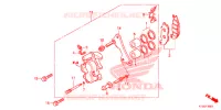 ETRIER DE FREIN AVANT pour Honda CBF 125 de 2012
