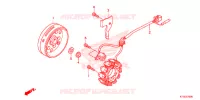 ALTERNATEUR pour Honda CBF 125 de 2012