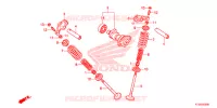 ARBRE A CAMES   SOUPAPE pour Honda CBF 125 de 2012