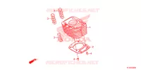 CYLINDRE pour Honda CBF 125 de 2012
