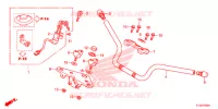 GUIDON   TE DE FOURCHE pour Honda CBF 125 de 2012
