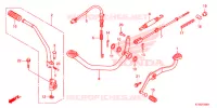 PEDALE   KICK pour Honda CBF 125 de 2012