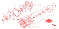 POMPE A HUILE pour Honda CBF 125 de 2012