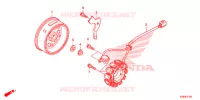 ALTERNATEUR pour Honda CBF 160 UNICORN de 2016