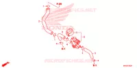 VALVE DE COMMANDE D'INJECTION D'AIR pour Honda CBR 1000 ABS WHITE de 2016