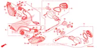 CLIGNOTANT pour Honda CBR 1000 ABS BLACK de 2016