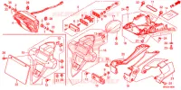FEU ARRIERE pour Honda CBR 1000 ABS BLACK de 2016