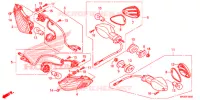 CLIGNOTANT pour Honda CBR 1000 ABS BLACK de 2016
