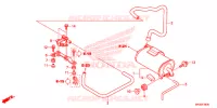 SYSTÈME DE RECYCLAGE DES GAZ pour Honda CBR 1000 ABS BLACK de 2016