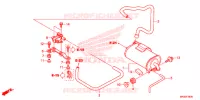 SYSTÈME DE RECYCLAGE DES GAZ pour Honda CBR 1000 RR ABS MAT BLACK de 2016