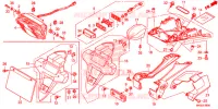 FEU ARRIERE pour Honda CBR 1000 WHITE de 2016