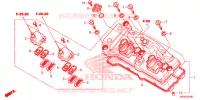 COUVRE CULASSE pour Honda CBR 1000 WHITE de 2016