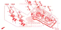 COUVRE CULASSE pour Honda CBR 1000 SP ABS REPSOL de 2016