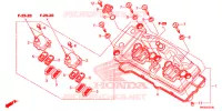 COUVRE CULASSE pour Honda CBR 1000 RR SP ABS TRICOLOR de 2016