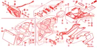 FEU ARRIERE pour Honda CBR 1000 RR SP ABS TRICOLOR de 2016