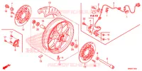 ROUE AVANT pour Honda CBR 1000 SP REPSOL de 2016