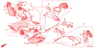 CLIGNOTANT pour Honda CBR 1000 RR SP TRICOLOUR de 2016