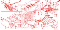 FEU ARRIERE pour Honda CBR 1000 RR SP TRICOLOUR de 2016