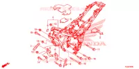 CADRE pour Honda CBR 250 R ABS de 2016