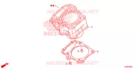 CYLINDRE pour Honda CBR 250 R ABS de 2016