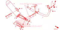 SILENCIEUX D'ECHAPPEMENT pour Honda CBR 250 R ABS de 2016