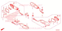 CLIGNOTANT pour Honda CBR 250 R REPSOL de 2016
