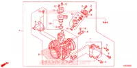 CORPS DE PAPILLON pour Honda CBR 300 ABS de 2016