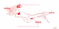 AUTOCOLLANTS pour Honda CB1 125 de 2015