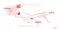 AUTOCOLLANTS pour Honda CB1 125 de 2014
